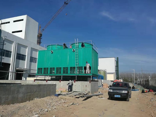 Spray cooling tower