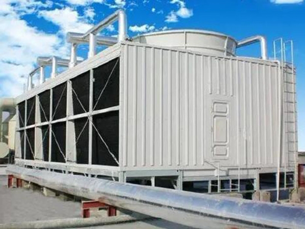 Square cross flow cooling tower