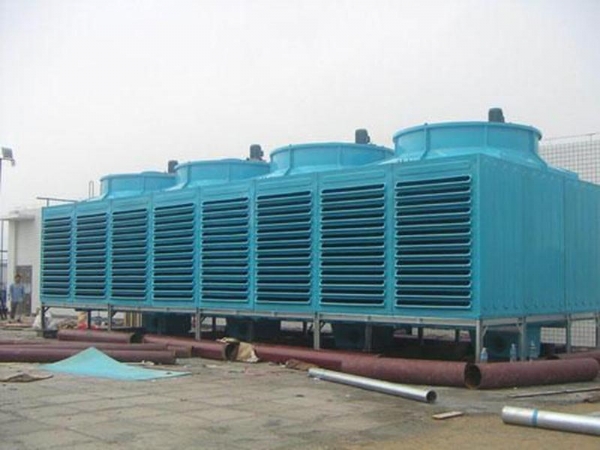 Square cross flow cooling tower