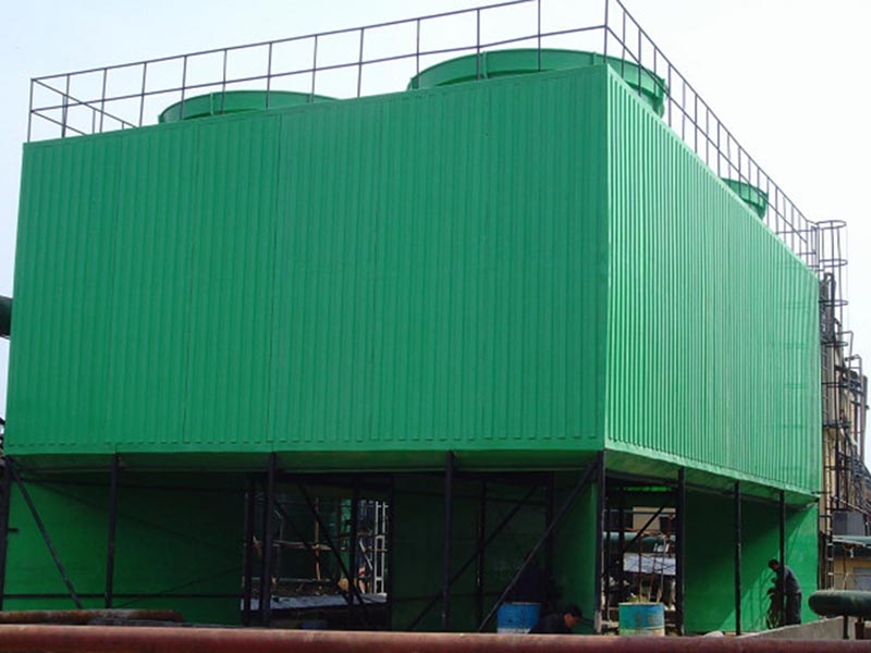 Spray cooling tower