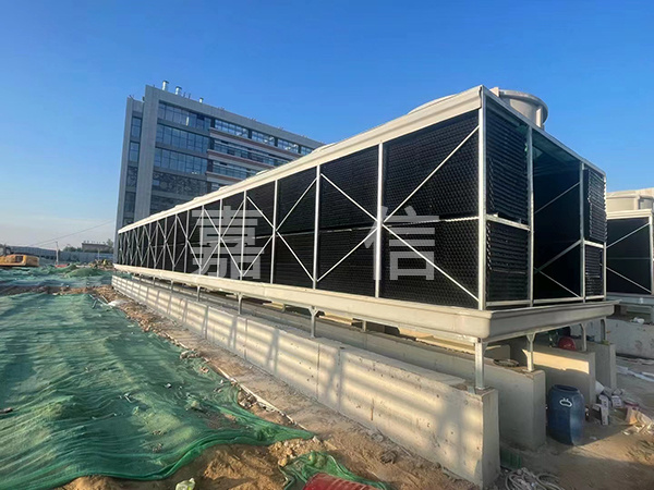 Square cross flow cooling tower