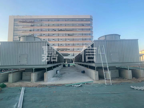 Square cross flow cooling tower